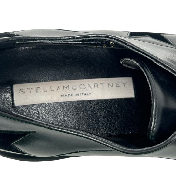 NWOT Stella McCartney Elyse Star Mega Platform Oxford Black Size 40.5 - Picture 7 of 9